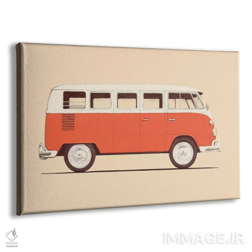 تابلو ون قرمز اثر فلوران بُدار (هنرمند فرانسوی) - نمای پرسپکتیو محصول