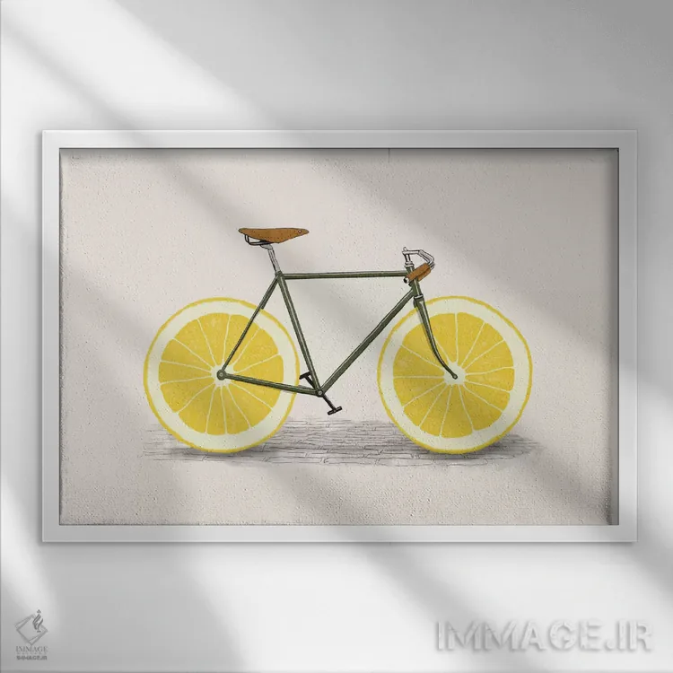 تابلو شور و نشاط اثر فلوران بُدار (هنرمند فرانسوی) - نمای قابدار سفید