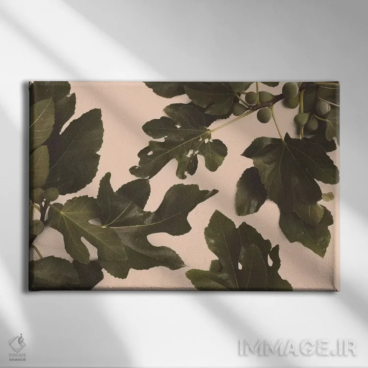 تابلو درخت انجیر اثر فلوران بُدار (هنرمند فرانسوی) - نمای روبهرو روی دیوار