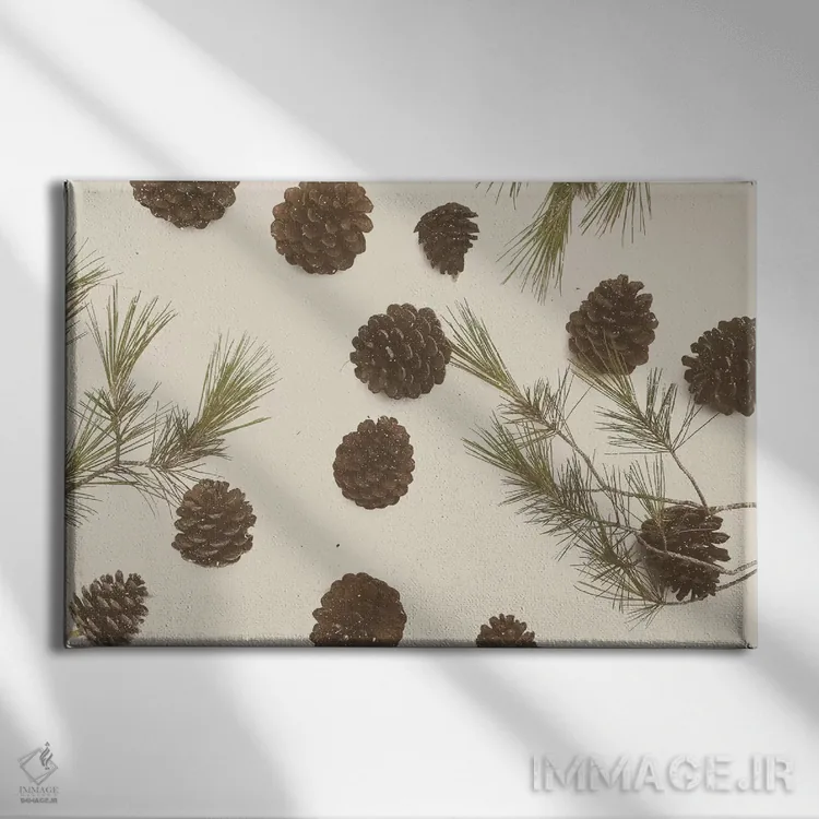 تابلو کریسمس مبارک عزیزم اثر فلوران بُدار (هنرمند فرانسوی) - نمای روبهرو روی دیوار