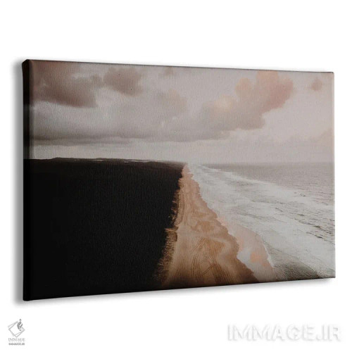 تابلو ساحل پاییزی اثر فلاور لاو چایلد (برند هنری) - نمای پرسپکتیو محصول