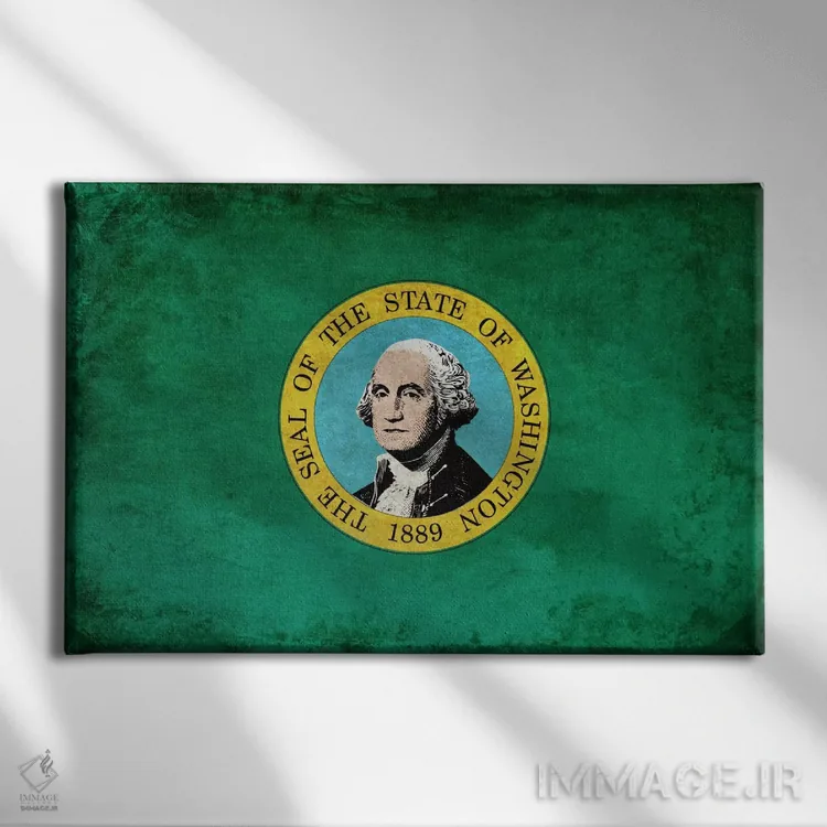 تابلو واشینگتن ۱ اثر فایو بای فایو کالکتیو - نمای روبهرو روی دیوار