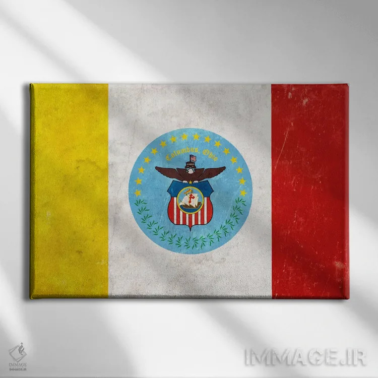 تابلو کلمبوس، اوهایو ۱ اثر فایو بای فایو کالکتیو - نمای روبهرو روی دیوار