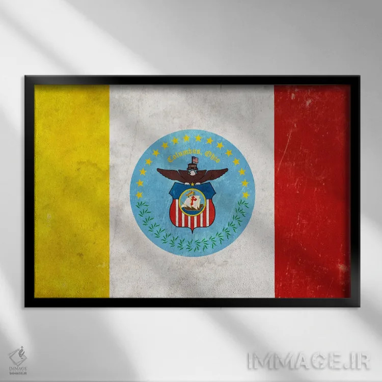 تابلو کلمبوس، اوهایو ۱ اثر فایو بای فایو کالکتیو - نمای قابدار مشکی