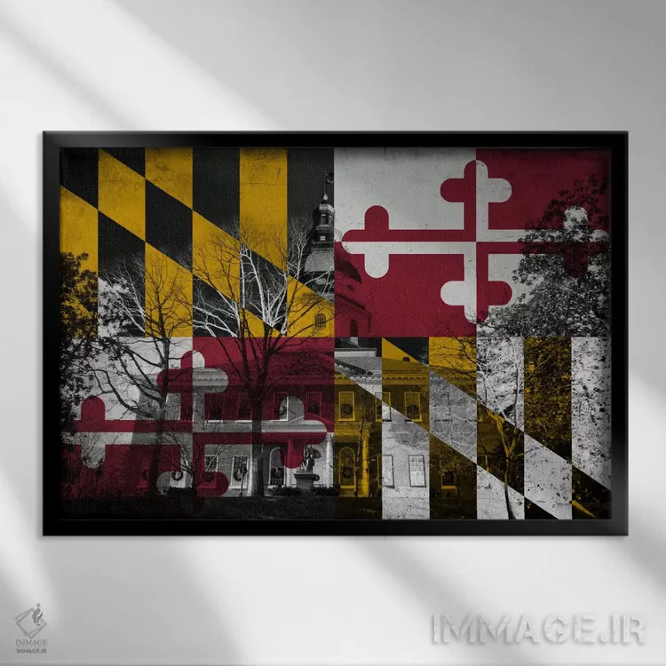تابلو مریلند (ساختمان ایالتی مریلند) اثر فایو بای فایو کالکتیو - نمای قابدار مشکی