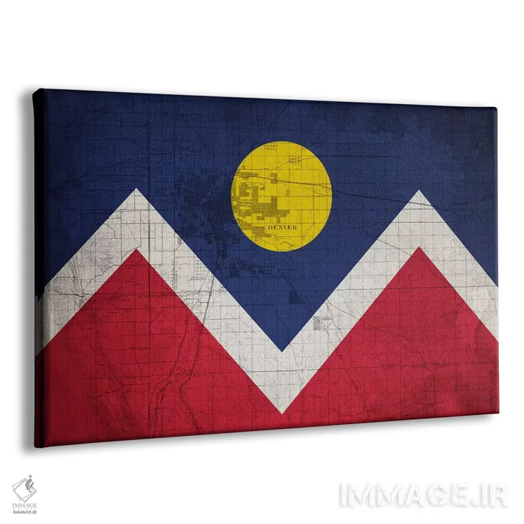 تابلو دنور، کلرادو (نقشهکشی جادهها) ۲ اثر فایو بای فایو کالکتیو - نمای پرسپکتیو محصول