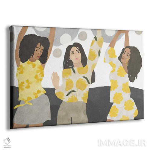 تابلو خواهران آفتاب (اصطلاح غیررسمی) اثر فلورا کوتا - نمای پرسپکتیو محصول