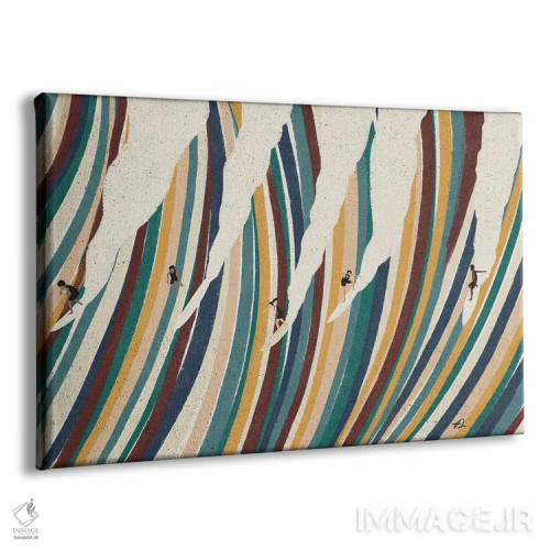 تابلو موج مهمانی اثر فابیان لاواتر - نمای پرسپکتیو محصول