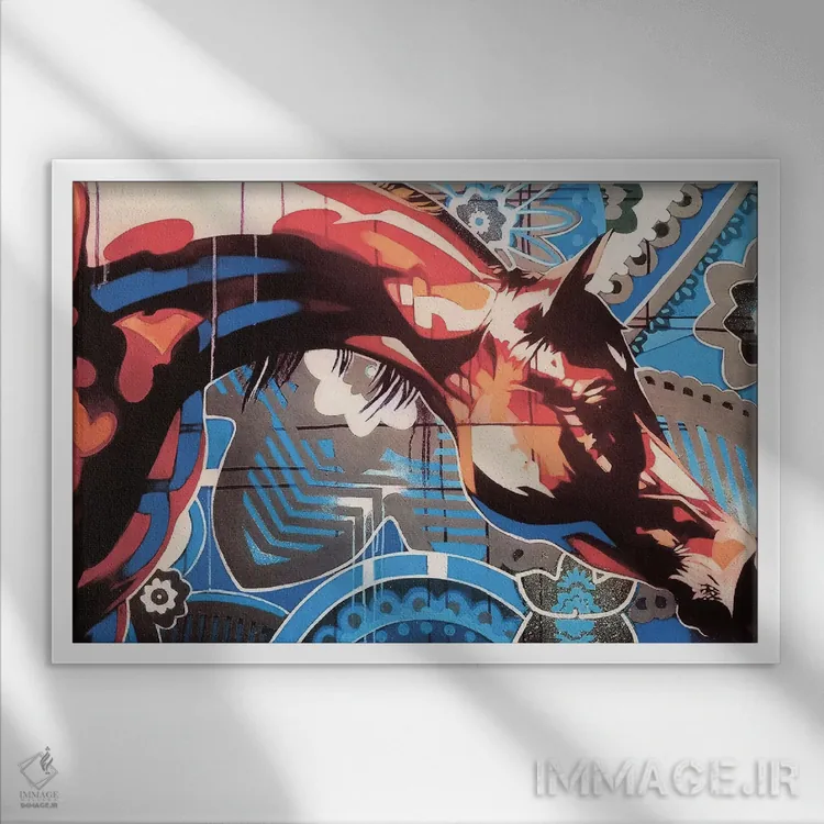 تابلو اطاعت اثر فرنان مورا - نمای قابدار سفید