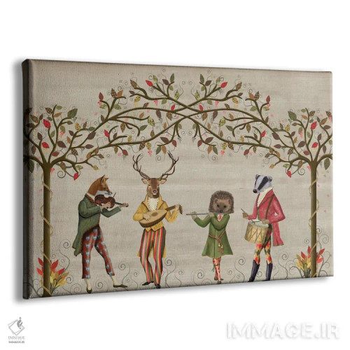 تابلو گروه نوازنده اثر فب فانکی (استودیو هنری) - نمای پرسپکتیو محصول