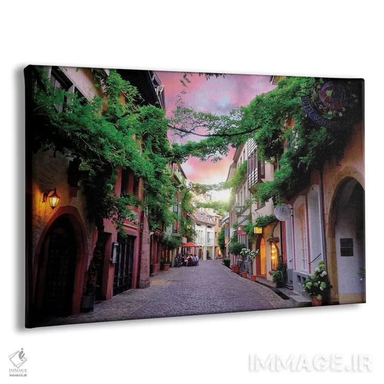 تابلو گمشده در آلمان، غروب در فرایبورگ ایم برایسگاو، آلمان اثر فلوریان اولبرشتس - نمای پرسپکتیو محصول