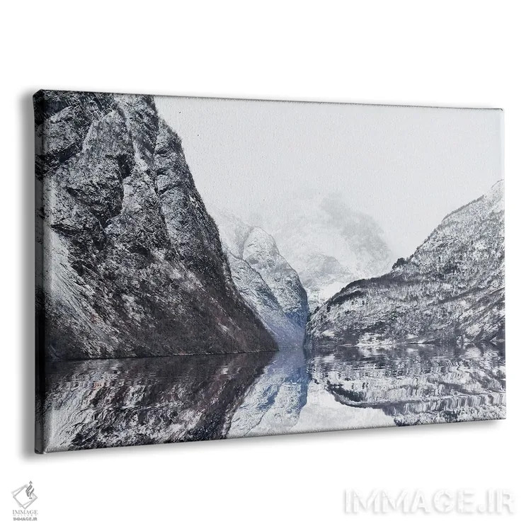 تابلو بازتاب طبیعی بینقص فیورد گودوانگن در نروژ اثر فلوریان اولبرشتس - نمای پرسپکتیو محصول