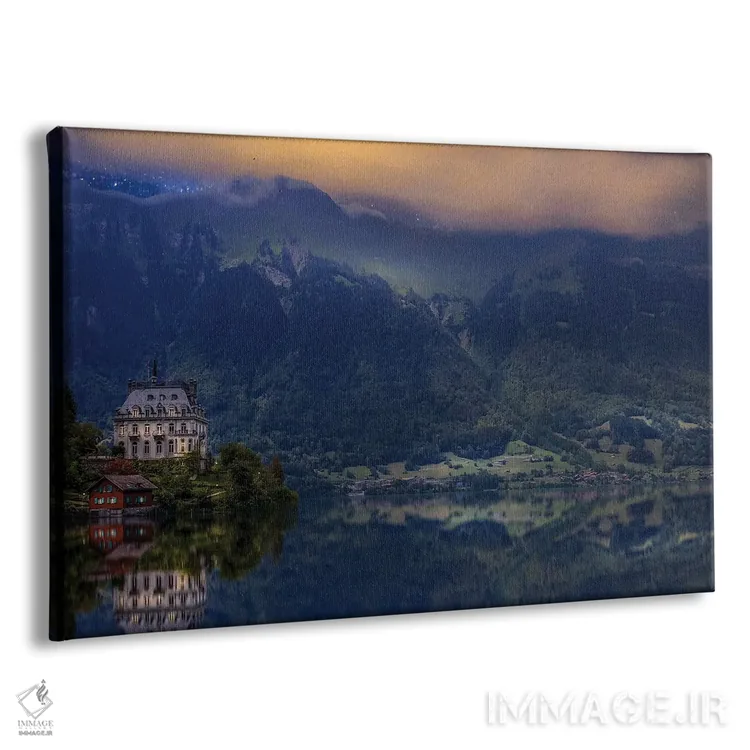 تابلو زیبایی ایزلتوارد در شب اثر فلوریان اولبرشتس - نمای پرسپکتیو محصول