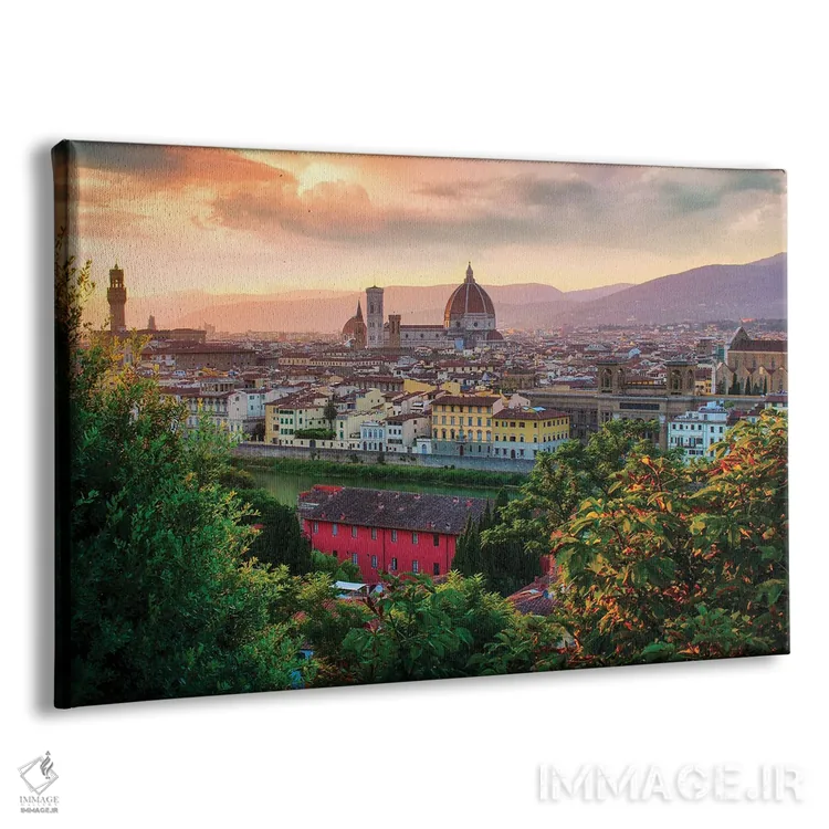 تابلو فلورانس، ایتالیا اثر فلوریان اولبرشتس - نمای پرسپکتیو محصول