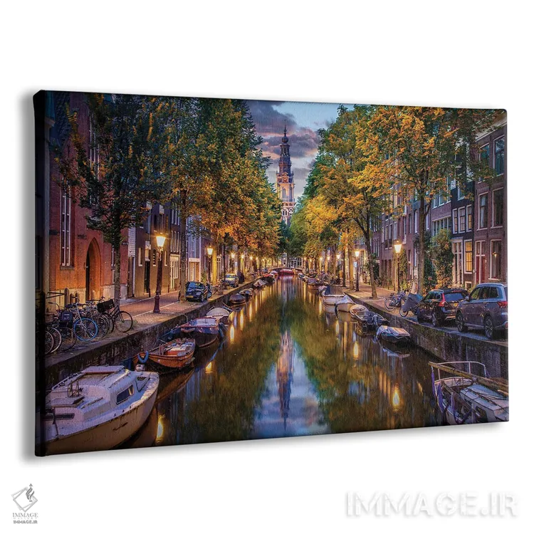 تابلو سرزمین عجایب آمستردام اثر فلوریان اولبرشتس - نمای پرسپکتیو محصول