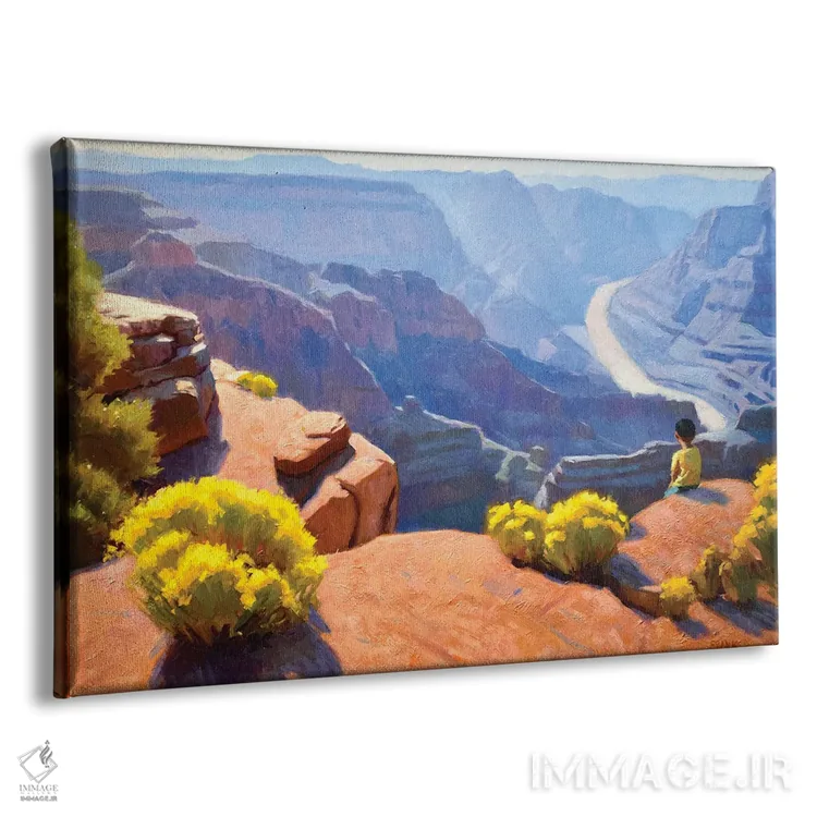 تابلو یک روز در سرزمین هاواسوپی اثر فرانک اورداز - نمای پرسپکتیو محصول