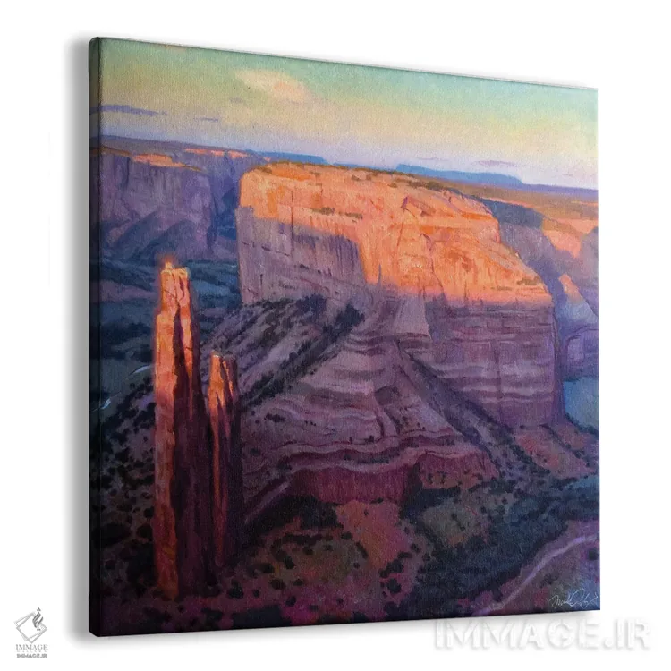 تابلو ستون آتش اثر فرانک اورداز - نمای پرسپکتیو محصول