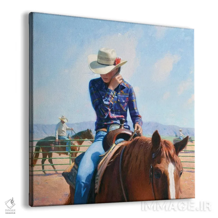 تابلو رز رودئو اثر فرانک اورداز - نمای پرسپکتیو محصول