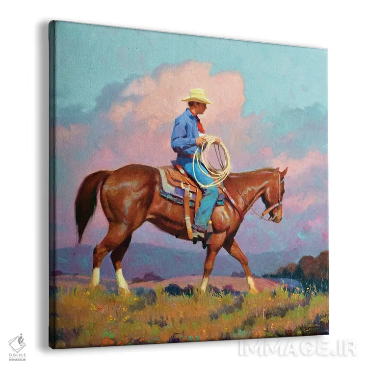 تابلو آمادهسازی برای نمایش اثر فرانک اورداز - نمای پرسپکتیو محصول