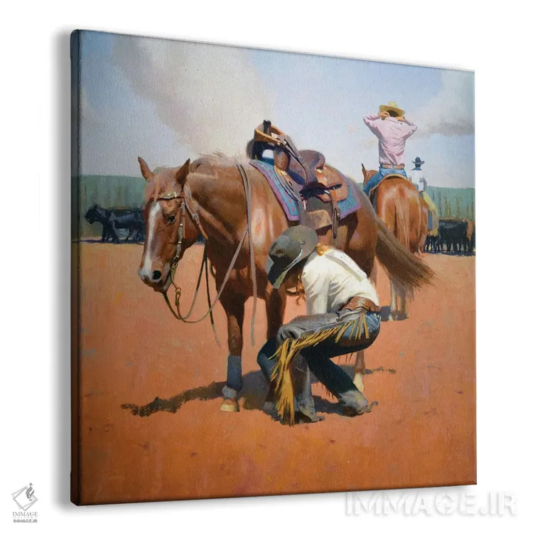 تابلو پیش از برش اثر فرانک اورداز - نمای پرسپکتیو محصول