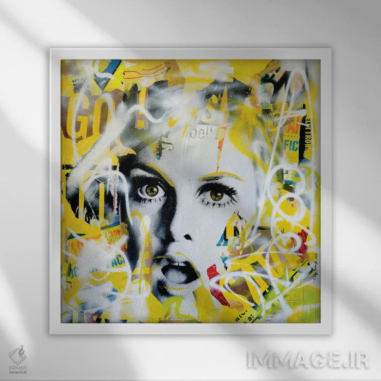 تابلو تو صاحب توپِ بازی هستی (اصطلاح ورزشی) اثر فیلیپو ایمبریگی - نمای قابدار سفید