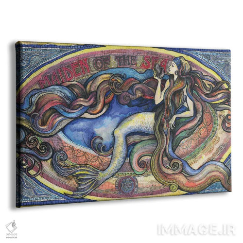 تابلو دوشیزهٔ دریا اثر فانیتسا پترو - نمای پرسپکتیو محصول