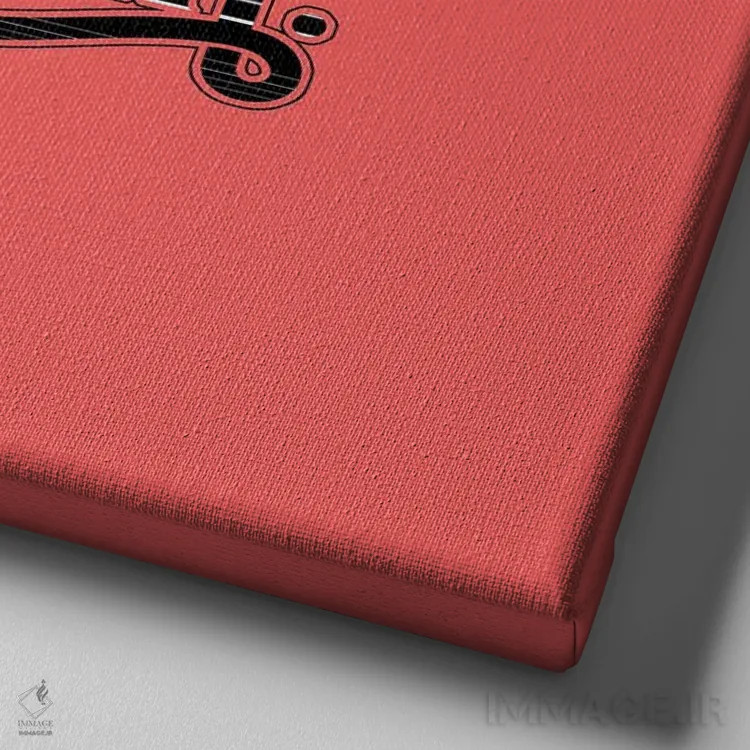 تابلو جان سیاهپوستان مهم است اثر فانیتسا پترو - نمای نزدیک بافت بوم