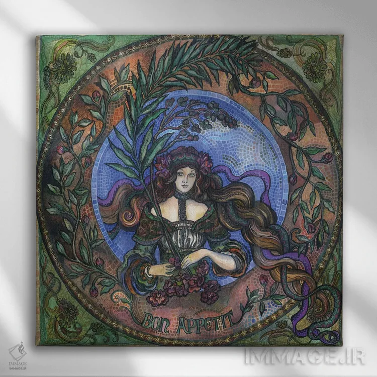 تابلو بون اپِتی! ۱ (نوش جان) اثر فانیتسا پترو - نمای روبهرو روی دیوار