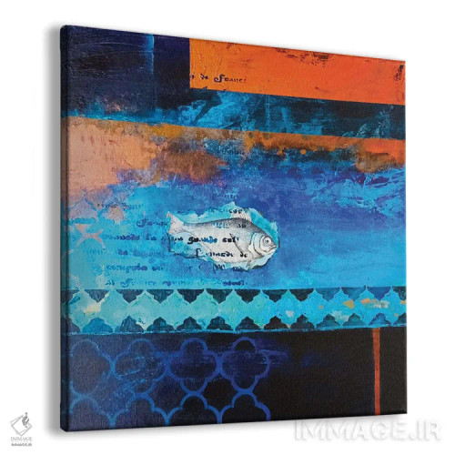 تابلو واقعگرایی انتزاعی اثر فانیتسا پترو - نمای پرسپکتیو محصول