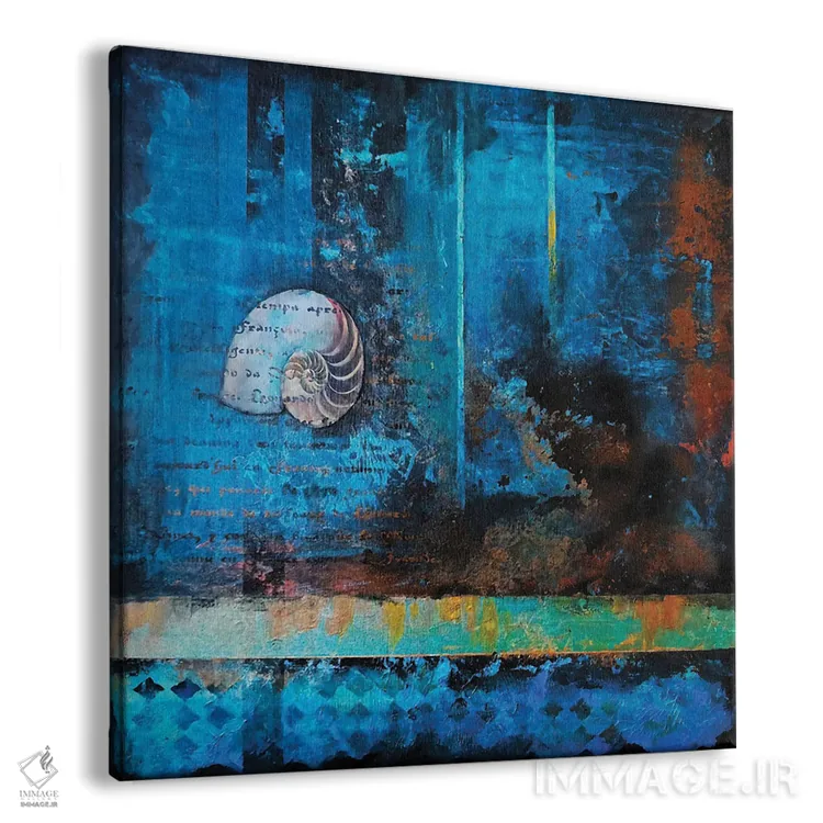 تابلو واقعگرایی انتزاعی اثر فانیتسا پترو - نمای پرسپکتیو محصول