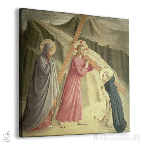 تابلو مسیح در حال حمل صلیب، حدود ۱۴۳۸-۴۵ اثر فرا آنجلیکو (نقاش ایتالیایی) - نمای پرسپکتیو محصول