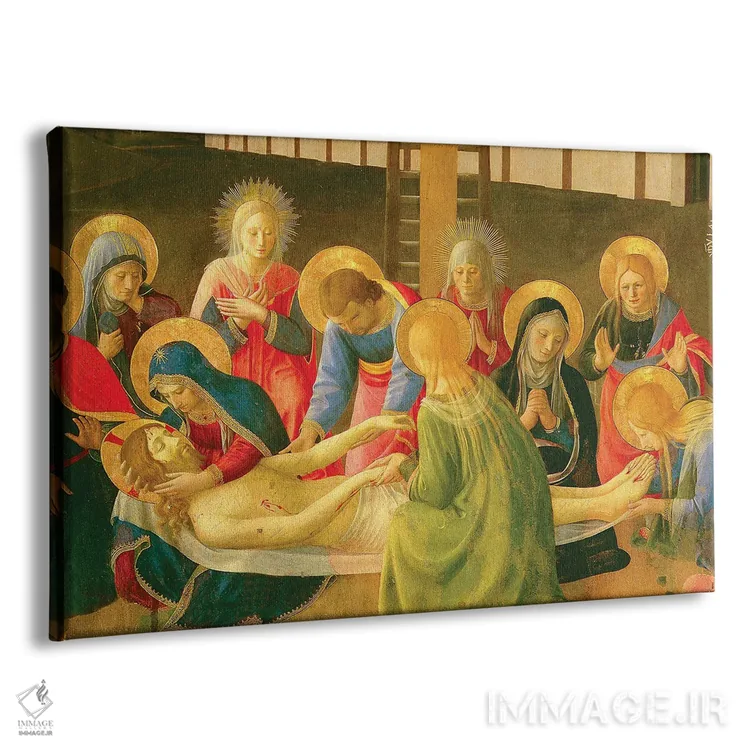 تابلو جزئیات مرکز، سوگ بر پیکر مسیح، ۱۴۳۶-۴۱ اثر فرا آنجلیکو (نقاش ایتالیایی) - نمای پرسپکتیو محصول
