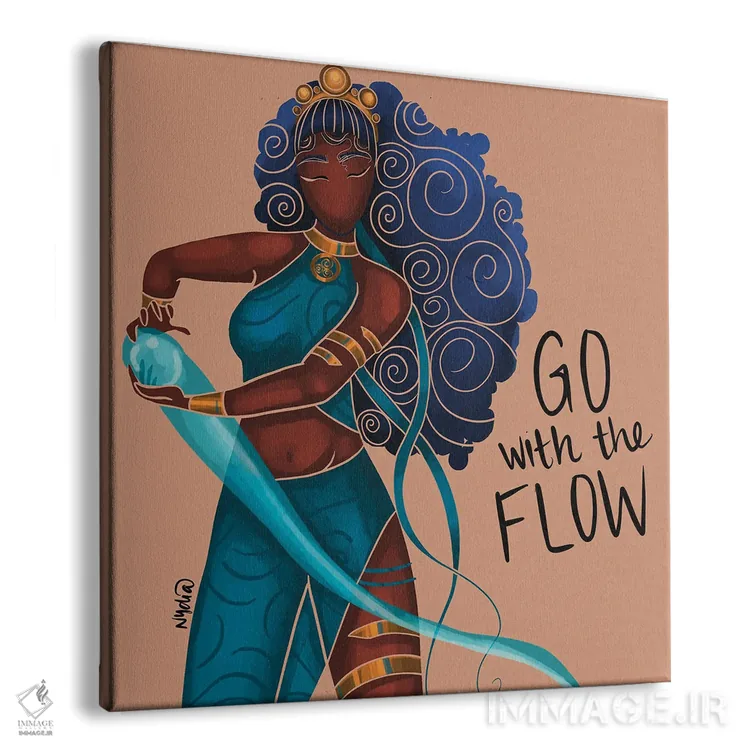 تابلو آب اثر نیدیا دراز (نام هنری/استودیو) - نمای پرسپکتیو محصول