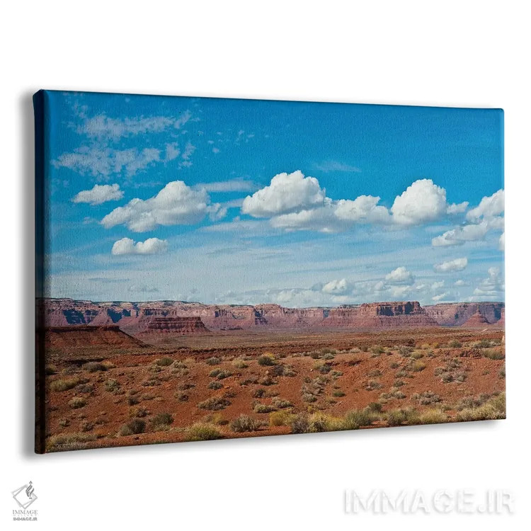 تابلو "آمریکا، یوتا، بلاف، دره خدایان، پانوراما، بنای ملی گوش خرسها" اثر برنارد فریل - نمای پرسپکتیو محصول