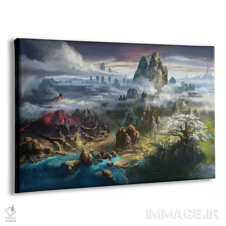 تابلو "نقشه کیلَه" اثر فرباوراند لادرا - نمای پرسپکتیو محصول