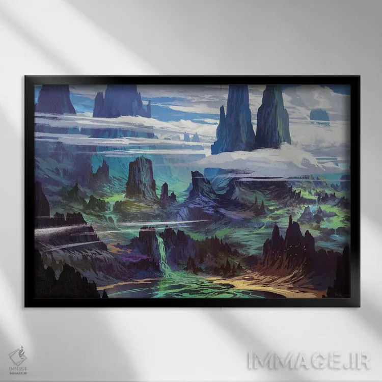 تابلو "میاردمور" اثر فرباوراند لادرا - نمای قابدار مشکی