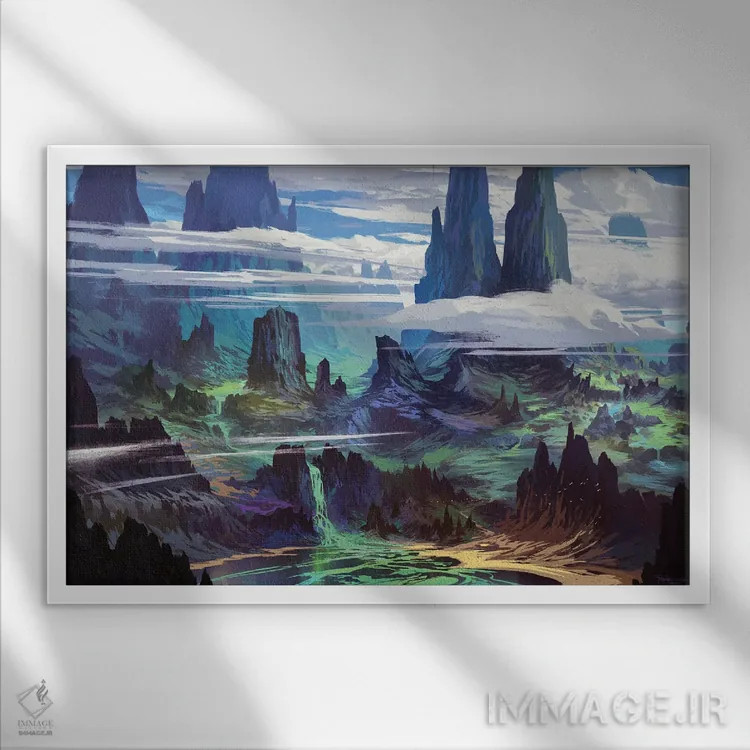 تابلو "میاردمور" اثر فرباوراند لادرا - نمای قابدار سفید