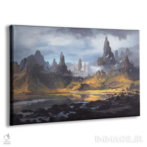تابلو "کوه آلبور" اثر فرباوراند لادرا - نمای پرسپکتیو محصول