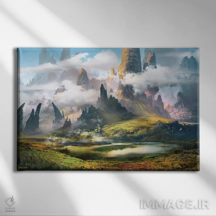 تابلو "مونتسیمور" اثر فرباوراند لادرا - نمای روبهرو روی دیوار