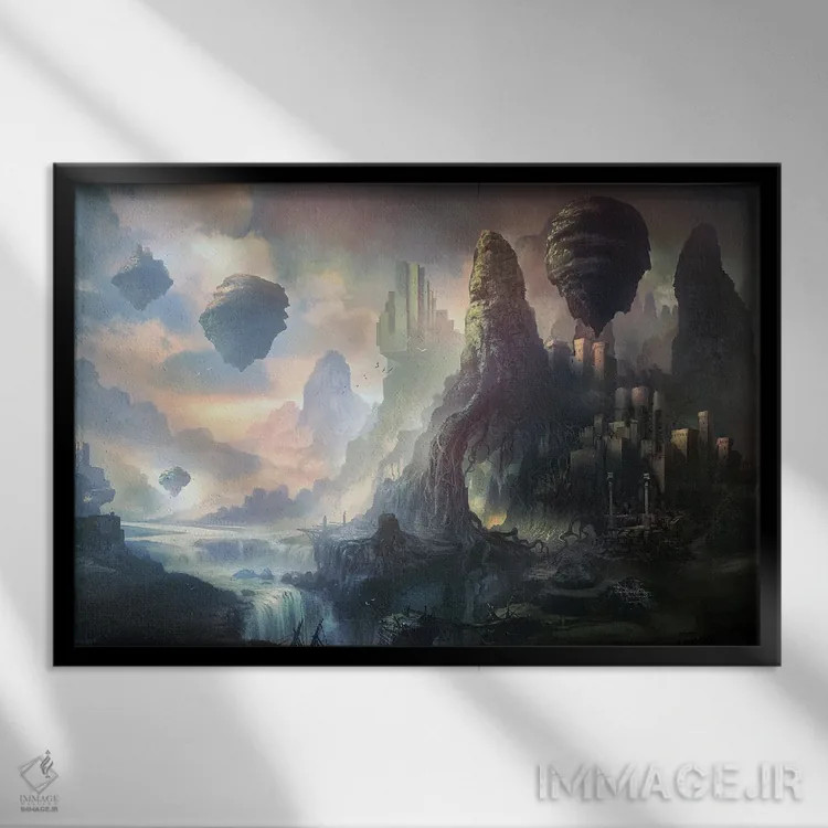 تابلو "آنکالوُر" اثر فرباوراند لادرا - نمای قابدار مشکی