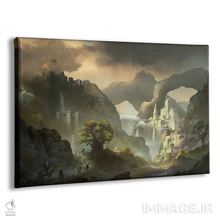 تابلو "معبد شَنساتیا" اثر فرباوراند لادرا - نمای پرسپکتیو محصول