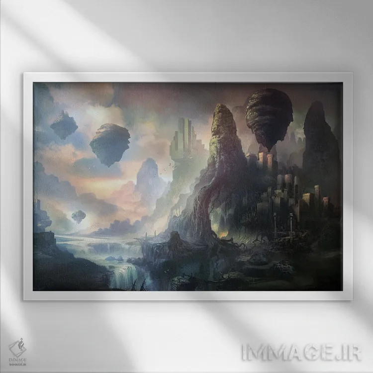 تابلو "آنکالوُر" اثر فرباوراند لادرا - نمای قابدار سفید