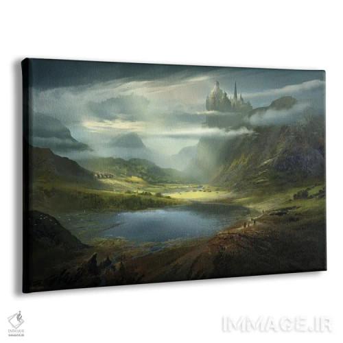 تابلو "حکومت جادوگران هلینْده" اثر فرباوراند لادرا - نمای پرسپکتیو محصول