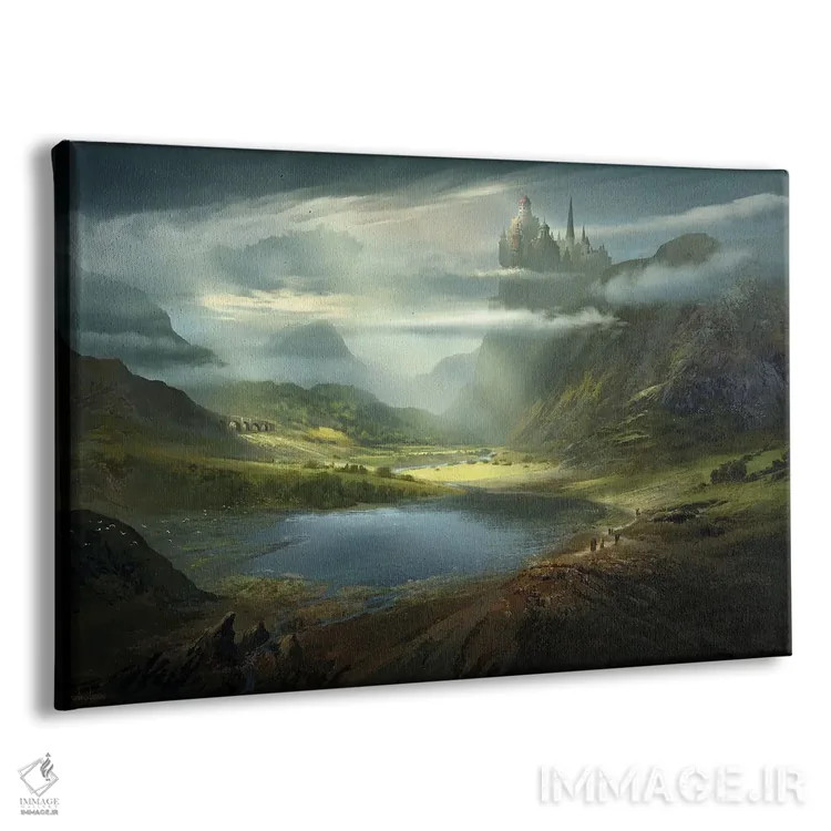 تابلو "حکومت جادوگران هلینْده" اثر فرباوراند لادرا - نمای پرسپکتیو محصول