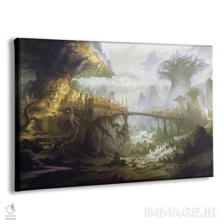 تابلو "شهر آلدکلْم" اثر فرباوراند لادرا - نمای پرسپکتیو محصول