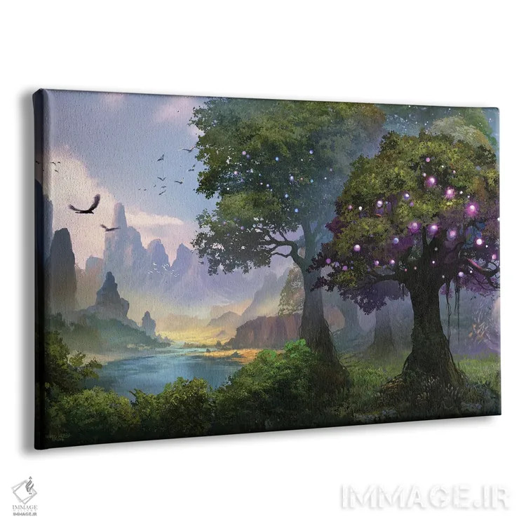 تابلو "چاه ستارگان" اثر فرباوراند لادرا - نمای پرسپکتیو محصول