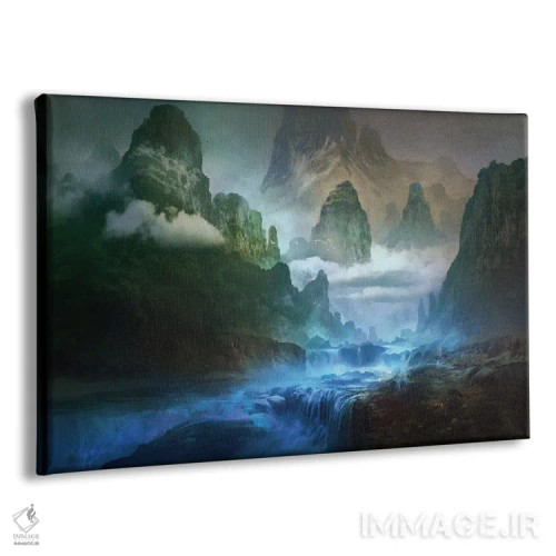 تابلو "رودخانه آبی" اثر فرباوراند لادرا - نمای پرسپکتیو محصول