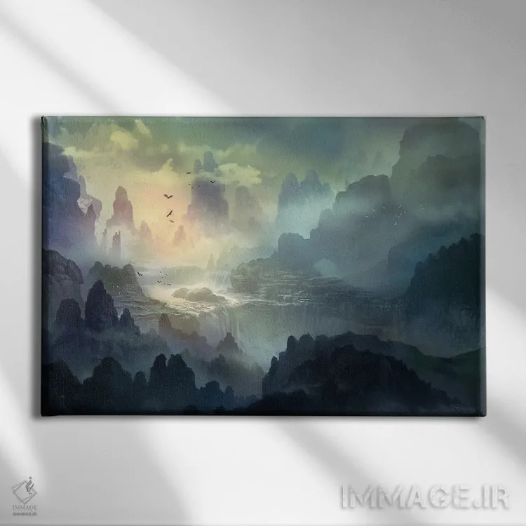 تابلو "سیل گلین" اثر فرباوراند لادرا - نمای روبهرو روی دیوار