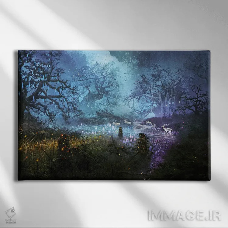 تابلو "افسونشده" اثر فرباوراند لادرا - نمای روبهرو روی دیوار