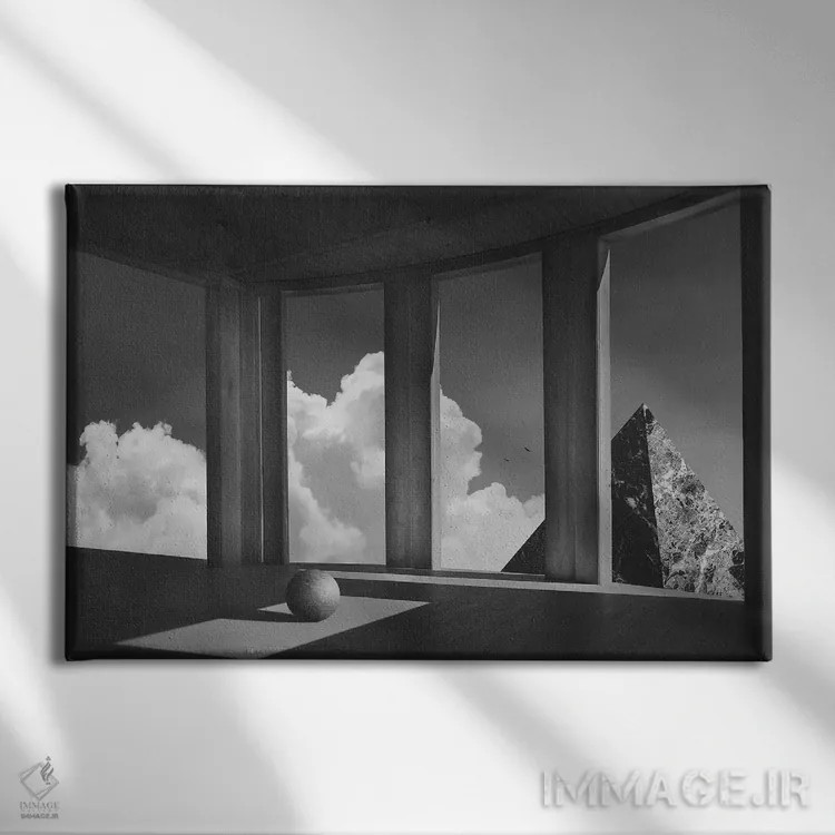 تابلو "مشاهده چهارم" اثر فرن رودریگز - نمای روبهرو روی دیوار